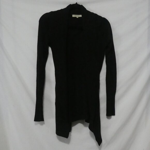 COSTA BLANCA | small | Black Open Front Knit Cardigan With Matching Belt - Picture 1 of 14